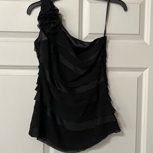 New WHBM One Shoulder Top